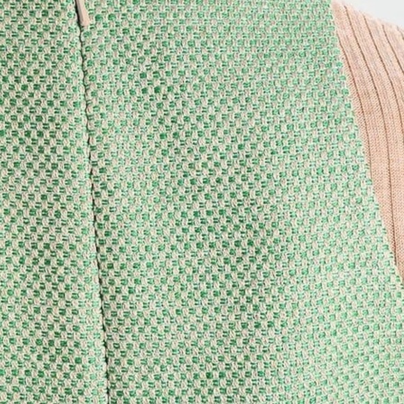 Green woven dress - Picture 3 of 4